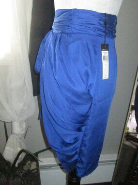 Royal blue skirt